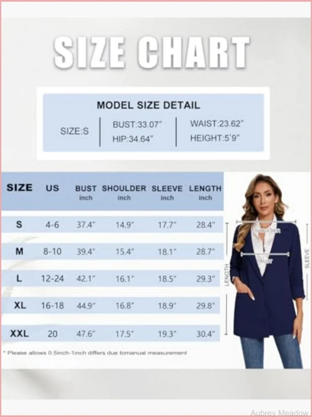 Women's Casual Long Blazer 3/4 Ruched Sleeve Lapel Button Front Work Blazer